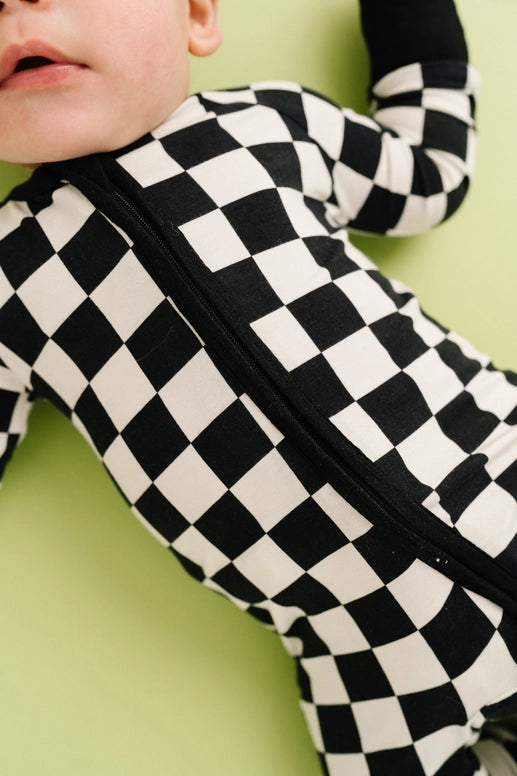 Black Checkered Bamboo Sleeper