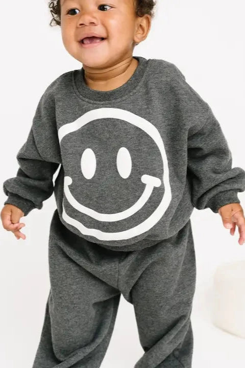 Charcoal Happy Sweatsuit