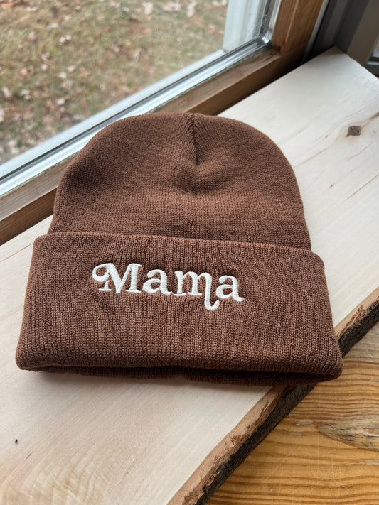 Mama Beanie - Brown