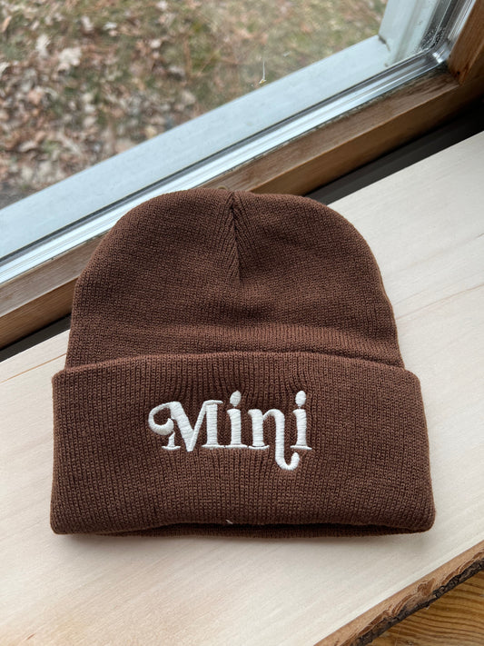 Mini Beanie - Brown