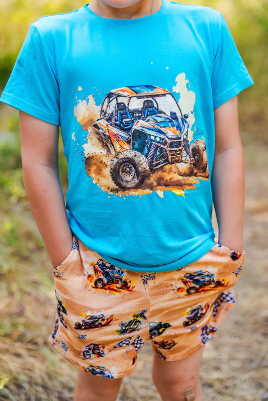 Wheels & Thrills 2pc Shorts Set